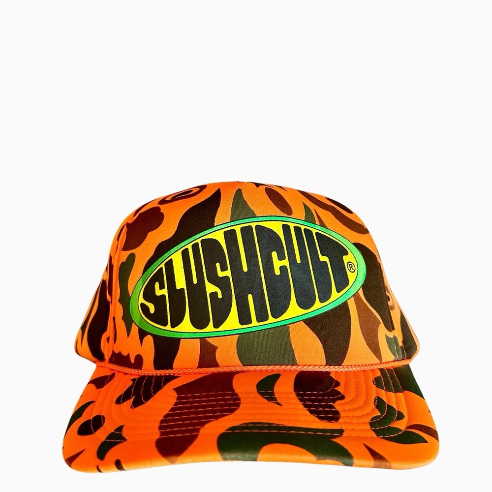 Slushcult Mesh Trucker SnapBack Hat Retro Unisex Y2K Skater Wear